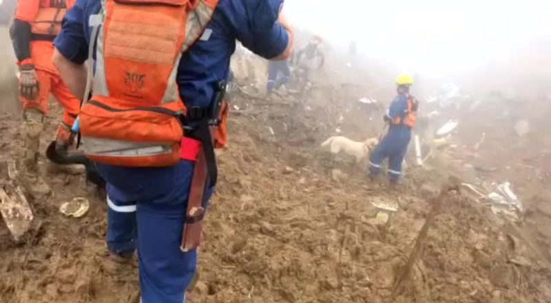 FRAME – Equipe chegou ao Rio de Janeiro neste s&aacute;bado e j&aacute; fez reconhecimento do local – Foto: CBMSC/Divulga&ccedil;&atilde;o/ND