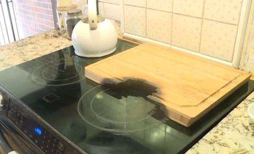 Cachorros ligaram fogão, que estava com uma tábua por cima, o que causou o incêndio 