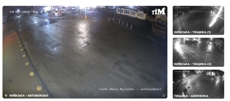 Imagens diversas das ruas da Ucr&acirc;nia. Via link &eacute; poss&iacute;vel acompanhar ao vivo – Foto: Divulga&ccedil;&atilde;o/ND