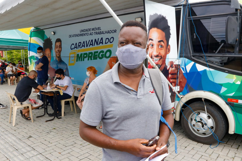 Edson do Nascimento est&aacute; desempregado h&aacute; mais de um ano e busca oportunidade em S&atilde;o Jos&eacute; – Foto: Secom/Divulga&ccedil;&atilde;o/ND
