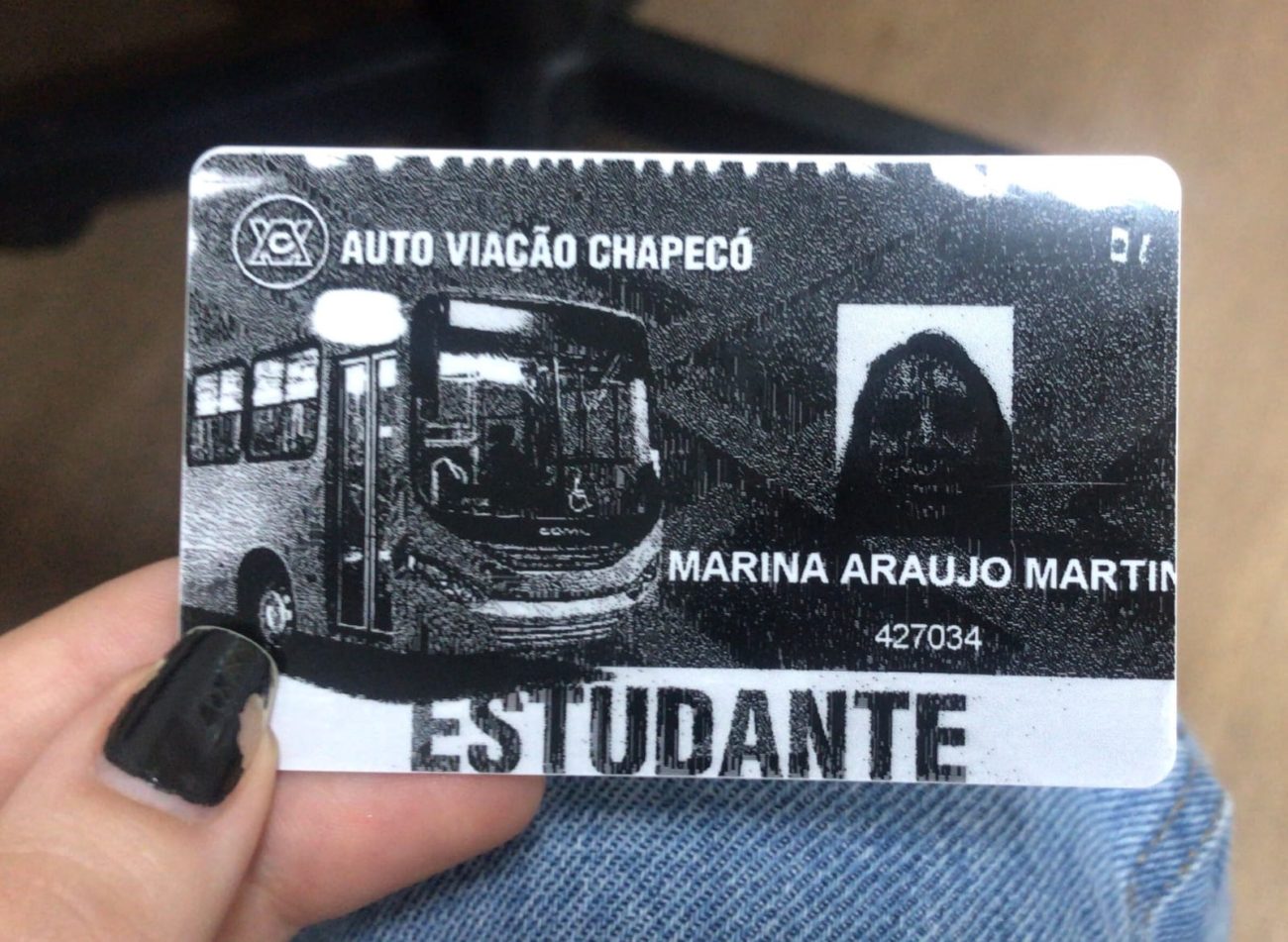 O cartão foi emitido pela empresa de transporte público - Reprodução Twitter/Divulgação/ND