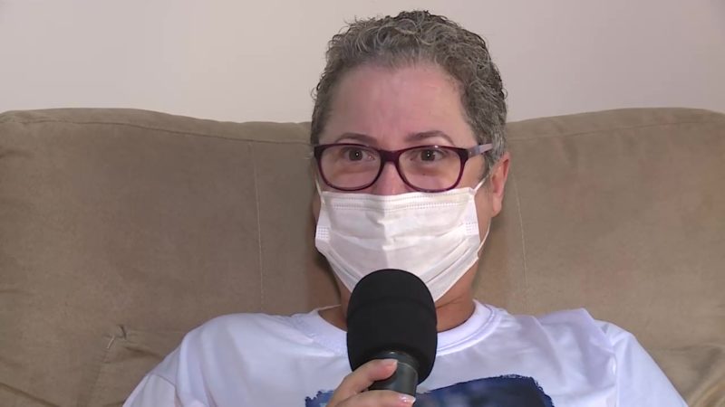 Ceres, irm&atilde; de Indira, relembra dia que encontrou a irm&atilde; morta – Foto: Ant&ocirc;nio Souza/NDTV