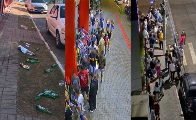 Aglomera&ccedil;&atilde;o &eacute; reclamada por moradores de Chapec&oacute; &mdash; Foto: Reprodu&ccedil;&atilde;o/ND