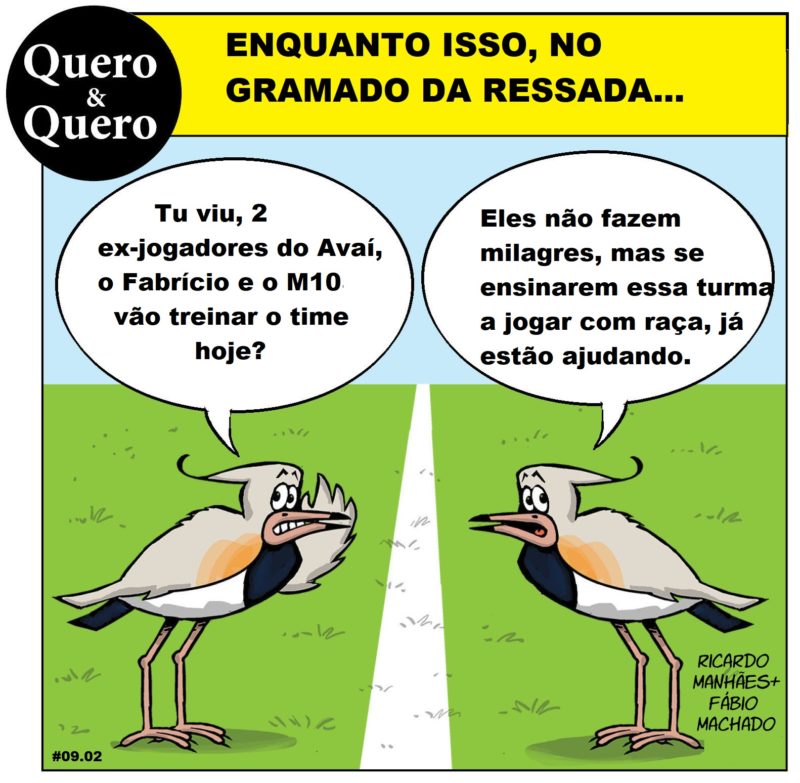 Entre belos rasantes, a &ldquo;corneta&rdquo; da dupla Quero &amp; Quero – Foto: RicardoManh&atilde;es+FabioMachado/ND