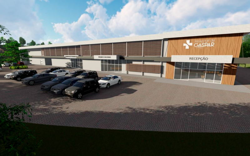 Projeto do Hospital de Gaspar – Foto: Prefeitura Municipal de Gaspar/DIvulga&ccedil;&atilde;o