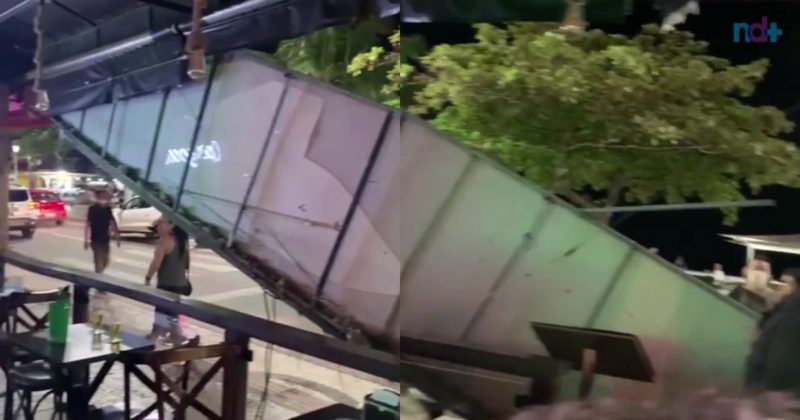 Apesar do susto, ningu&eacute;m se feriu – Foto: Reprodu&ccedil;&atilde;o/Internet/ND