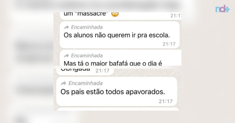 Pais de alunos ficaram desesperados com as amea&ccedil;as – Foto: Reprodu&ccedil;&atilde;o/Internet