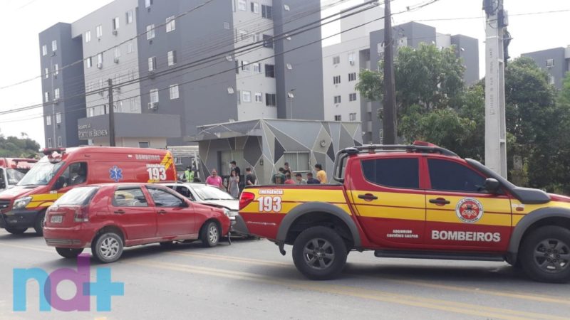 O acidente aconteceu na tarde deste domingo em Gaspar – Foto: Corpo de Bombeiros/ Divulga&ccedil;&atilde;o/ND