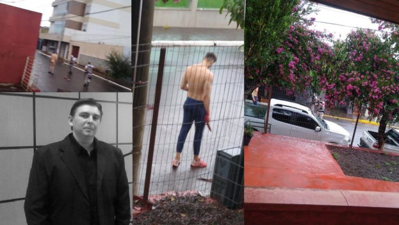 Homem transtornado esfaqueia e mata sem motivo funcionário de gráfica em Ibirubá — Foto: Internet/ND