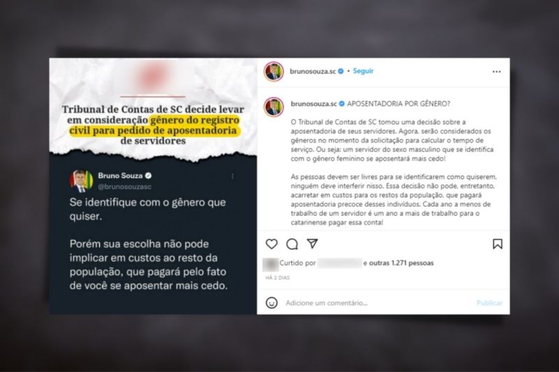 Bruno Souza repercutiu a not&iacute;cia – Foto: Reprodu&ccedil;&atilde;o/ND