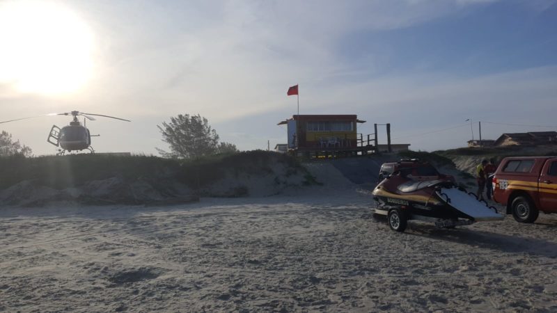 Pol&iacute;cia Cient&iacute;fica far&aacute; a per&iacute;cia do corpo para confirmar a identidade – Foto: Corpo de Bombeiros/Divulga&ccedil;&atilde;o/ND