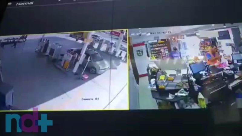 criminosos são flagrados por câmera durante assalto em Blumenau