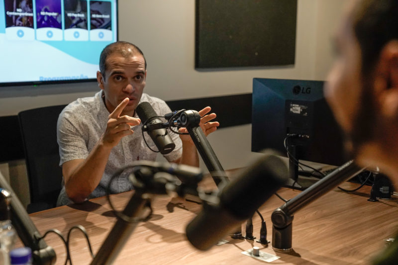 Helton Luiz &eacute; o coordenador do projeto no Grupo ND – Foto: Diorgenes Pandini/ND