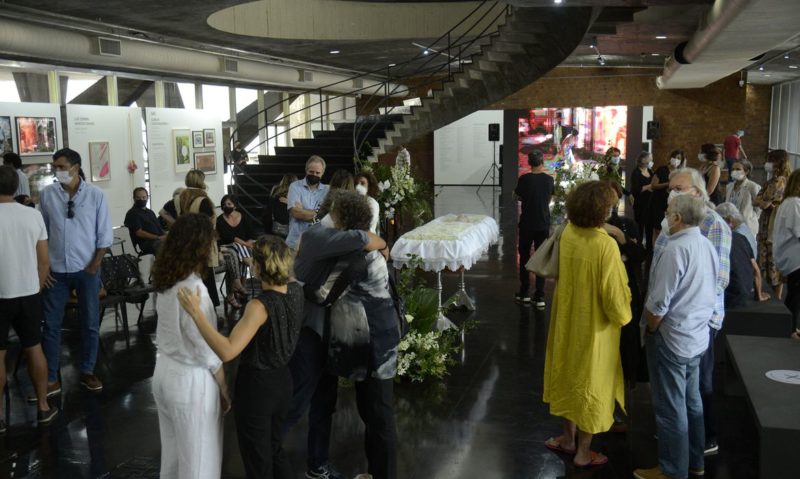 Vel&oacute;rio de Arnaldo Jabor aconteceu no Museu de Arte Moderna do Rio de Janeiro – Foto: Tomaz Silva/Ag&ecirc;ncia Brasil/ND