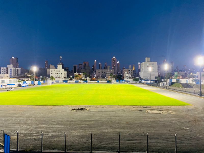 Nova imagem mostra Est&aacute;dio com ilumina&ccedil;&atilde;o ligada – Foto: Reprodu&ccedil;&atilde;o /Redes Sociais/ND