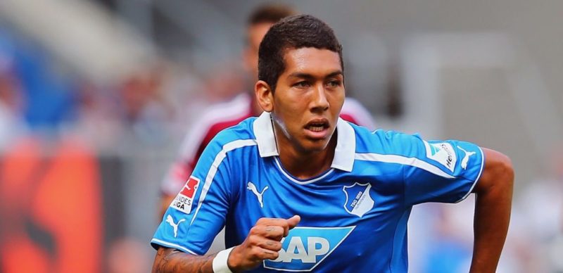 Ex- Figueirense Roberto Firmino chamou a aten&ccedil;&atilde;o do Liverpool por atua&ccedil;&otilde;es no clube alem&atilde;o&nbsp; Foto: TSG Hoffenheim/Divulga&ccedil;&atilde;o/ND