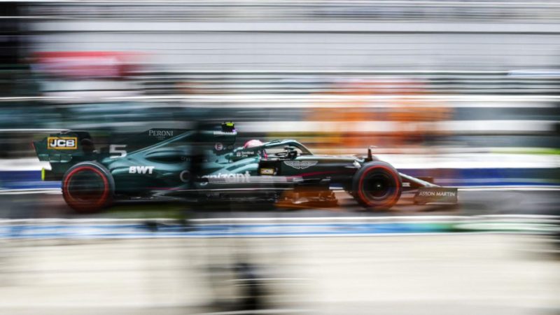 Imagem mostra carro da fórmula 1