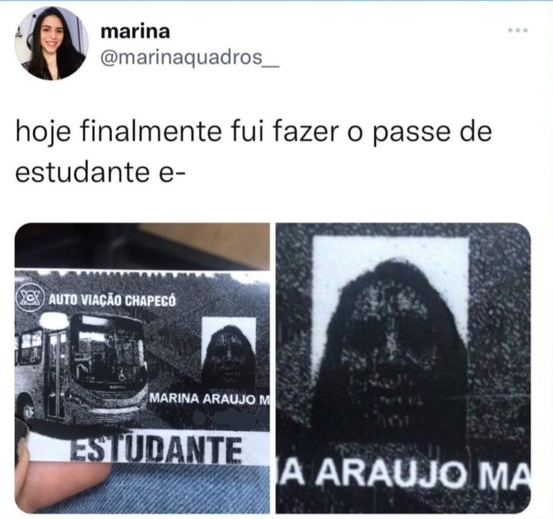 Marina publicou a foto em sua rede social depois de ach&aacute;-la curiosa – Foto: Reprodu&ccedil;&atilde;o Twitter/Divulga&ccedil;&atilde;o/ND
