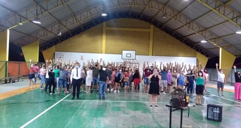 Servidores municipais de Cambori&uacute; entraram em greve nesta quinta-feira (10) ap&oacute;s n&atilde;o aceitarem as negocia&ccedil;&otilde;es com a prefeitura – Foto: Sisemcam/Divulga&ccedil;&atilde;o