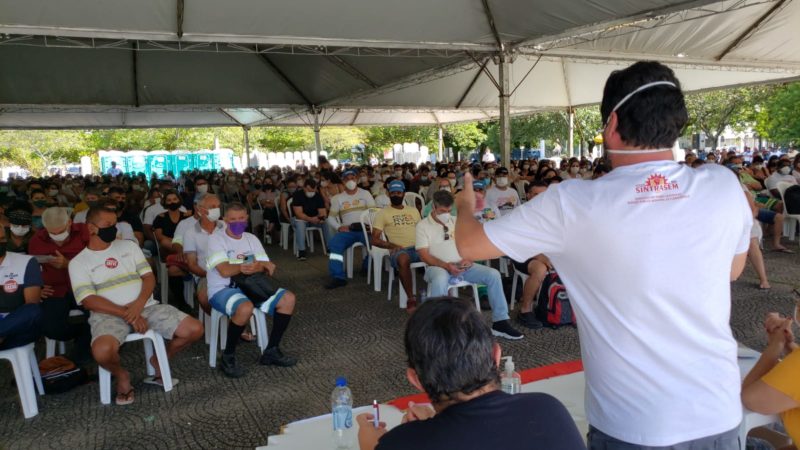 Servidores municipais de Florianópolis mantêm greve após nova assembleia &#8211; Foto: Sintrasem/Divulgação/ND