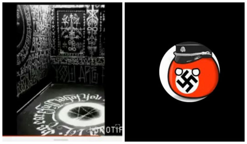 Grupo nazista invadiu reuni&atilde;o do Sintagri e enviaram m&uacute;sica e imagens em apologia ao nazismo – Foto: Arquivo pessoal/Reprodu&ccedil;&atilde;o/ND