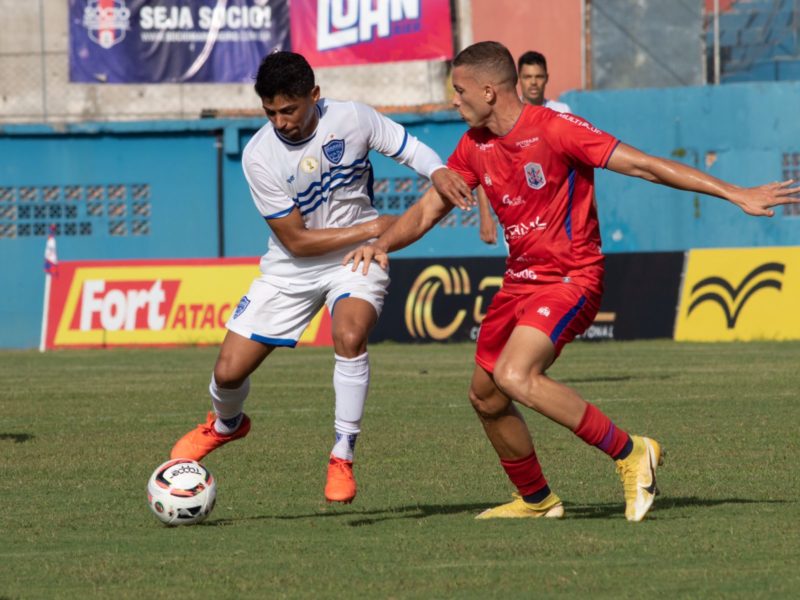 Marc&iacute;lio Dias e Barra jogaram no domingo em Itaja&iacute; – Foto: Gustavo Medeiros/BFC/Divulga&ccedil;&atilde;o