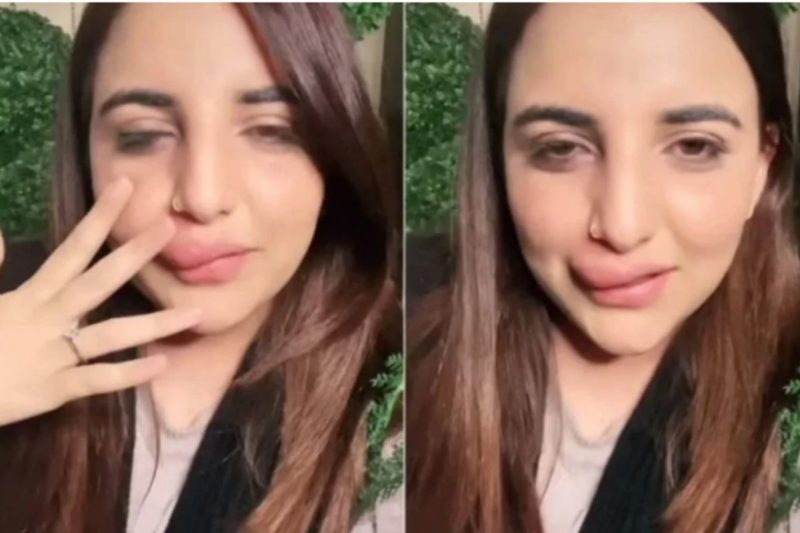 Com conta bloqueada, influenciadora deixou procedimento pela metade – Foto: Reprodu&ccedil;&atilde;o/TikTok