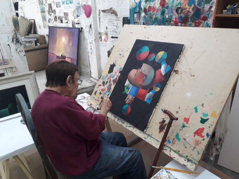 Obras de Inos Corradin est&atilde;o expostas em galeria na Serra Catarinense – Foto: Divulga&ccedil;&atilde;o/ND