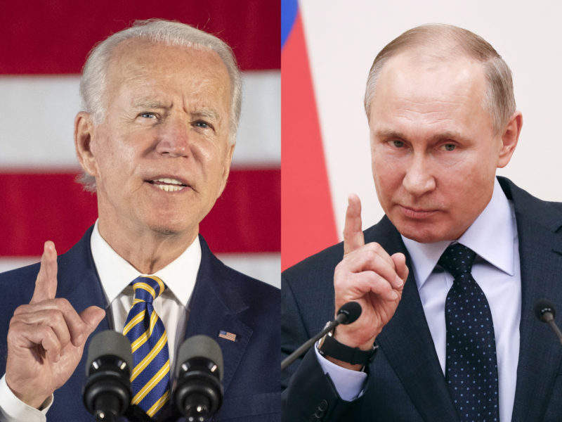 Biden condenou Putin pela invas&atilde;o na Ucr&acirc;nia – Foto: Jim WATSON, Grigory DUKOR AFP POOLAFP/ND