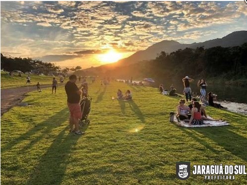 Parque Linear Via Verde – Foto: Prefeitura Municipal de Jaragu&aacute; do Sul/Divulga&ccedil;&atilde;o