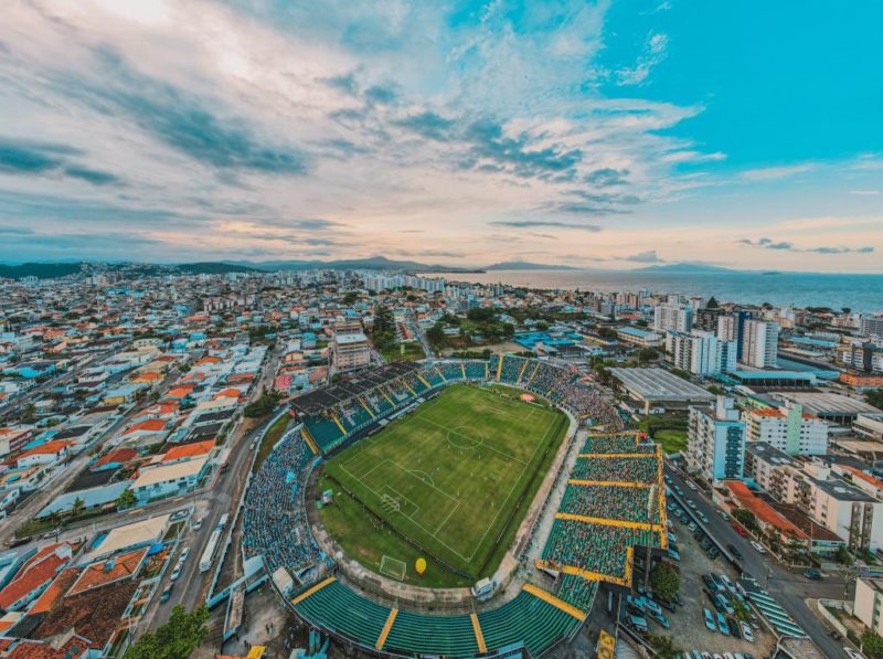 Estádio Orlando Scarpelli, a casa do Figueirense &#8211; Foto: Luis Debiasi/@soubemfloripa/ND