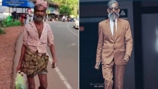 Catador de lixo, Mammikka foi descoberto por ag&ecirc;ncia e virou modelo – Foto: Reprodu&ccedil;&atilde;o