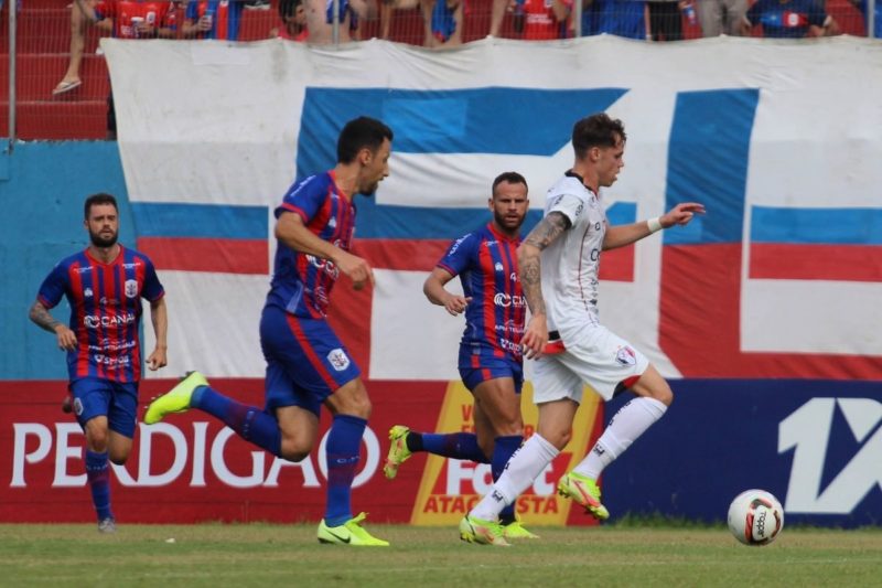 JEC foi derrotado pelo Marc&iacute;lio Dias na tarde deste domingo (6) e se complica ainda mais na competi&ccedil;&atilde;o – Foto: Vitor Forcellini/JEC/Divulga&ccedil;&atilde;o/ND