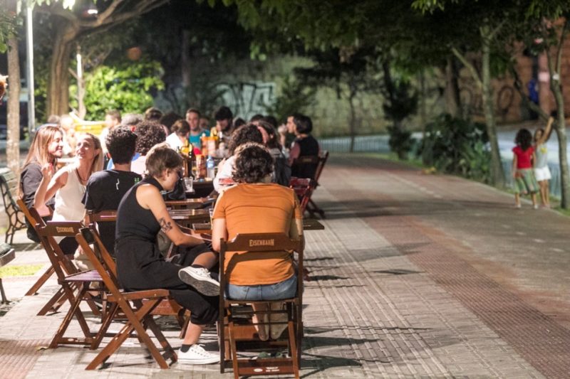 Carnaval movimentado em Florian&oacute;polis. – Foto: Marco Santiago/ND