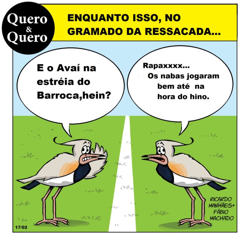 Entre belos rasantes, a &ldquo;corneta&rdquo; da dupla Quero &amp; Quero – Foto: Ricardo Manh&atilde;es + F&aacute;bio Machado/ND