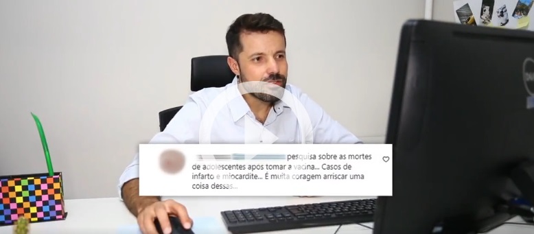 M&eacute;dico reagiu a coment&aacute;rios de internautas sobre vacina&ccedil;&atilde;o infantil – Foto: Reprodu&ccedil;&atilde;o/ND
