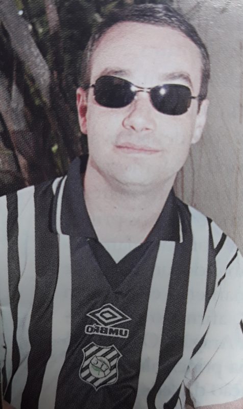 Miltinho Cunha. A cidade perdeu a sua irrever&ecirc;ncia e criatividade. – Foto: Revista do Figueirense/Ano 1, n&uacute;mero 5. 1999