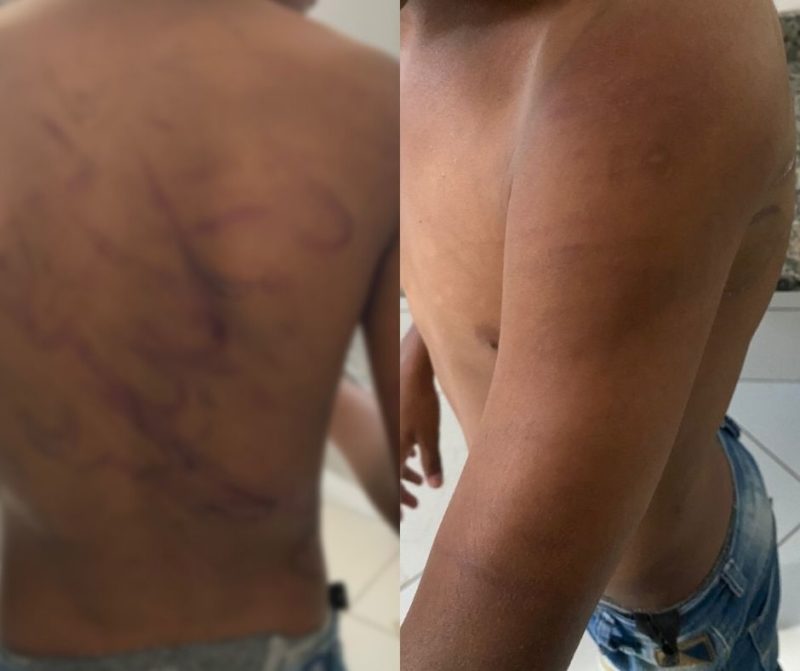 M&atilde;e &eacute; presa ap&oacute;s espancar pr&oacute;prio filho por ‘n&atilde;o fazer tarefa’ em Navegantes – Foto: Reprodu&ccedil;&atilde;o/ND