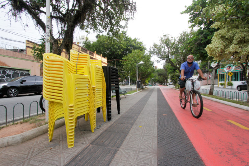 Uma das principais avenidas do Centro da cidade enfrenta uma pol&ecirc;mica desde o in&iacute;cio do Carnaval – Foto: Leo Munhoz/ND