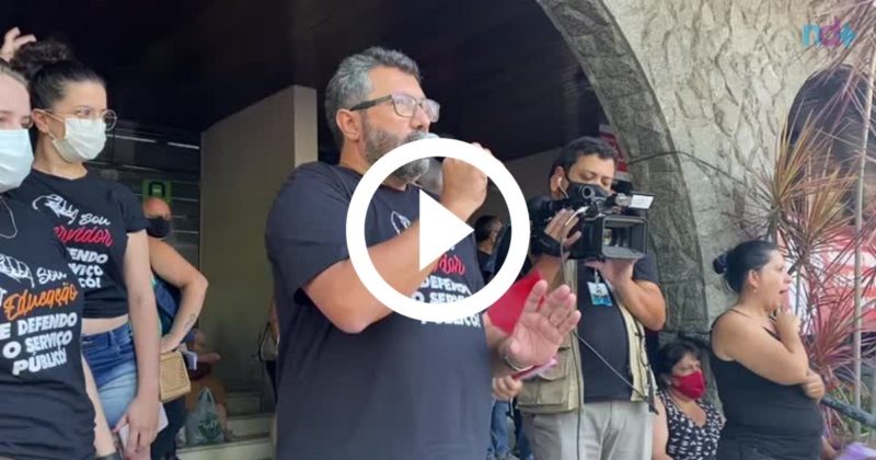 Servidores decidem suspender estado de greve em Blumenau – Foto: Mois&eacute;s Stuker/NDTV