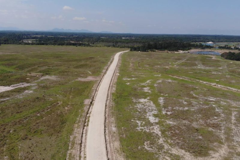 Trecho da via que passará por obras em Araquari