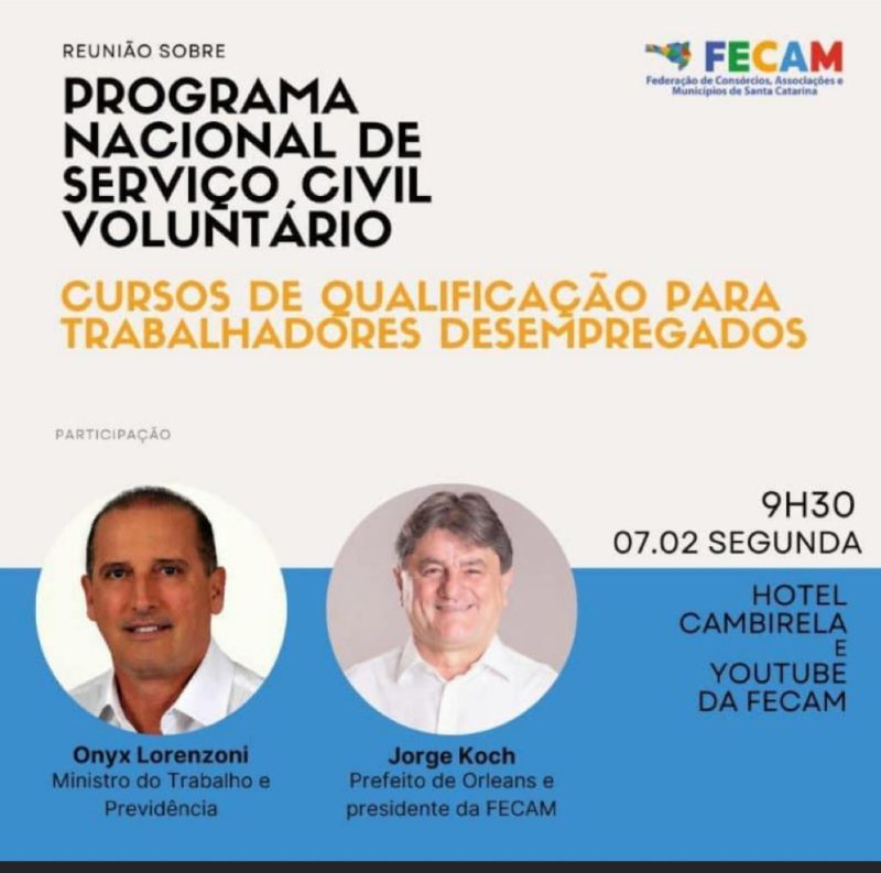 Panfleto de divulga&ccedil;&atilde;o do evento s&oacute; foi distribu&iacute;do quinta-feira da semana passada – Foto: Fecam/ND