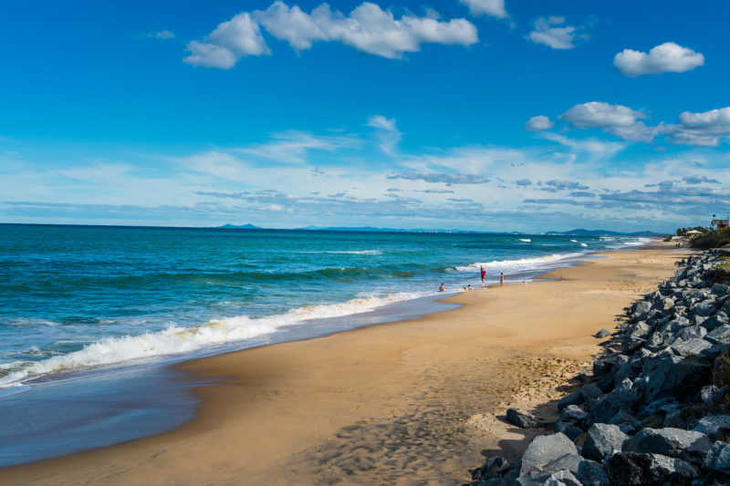 Praia do Bispo, em Balneário Barra do Sul