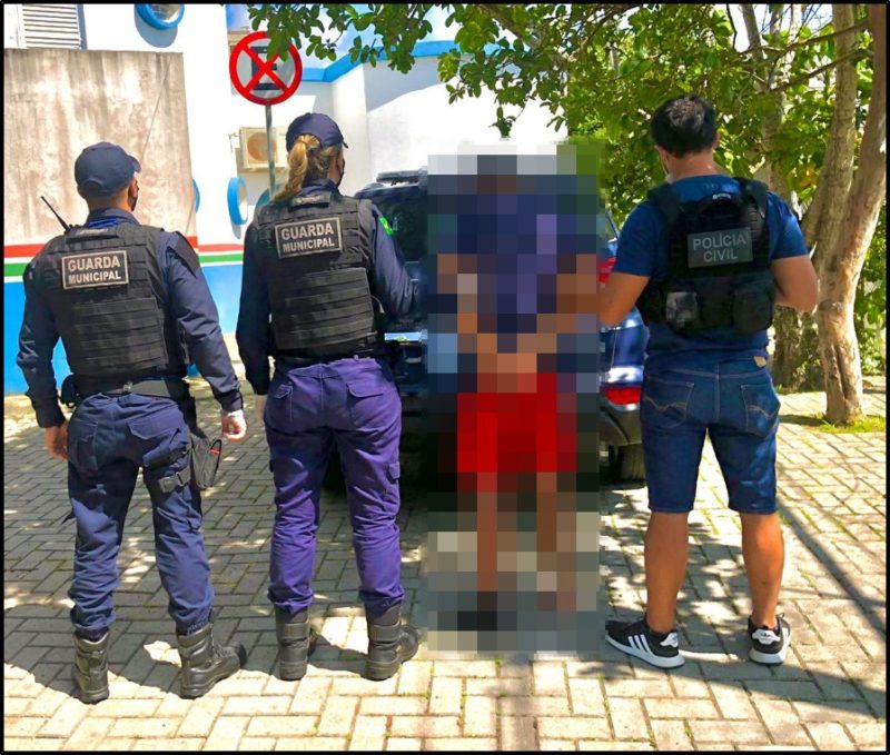 Segundo dos acusados de matar brutalmente um homem em situa&ccedil;&atilde;o de rua foi preso pela Pol&iacute;cia Civil nesta segunda-feira (7), em Porto Belo – Foto: Pol&iacute;cia Civil/Divulga&ccedil;&atilde;o
