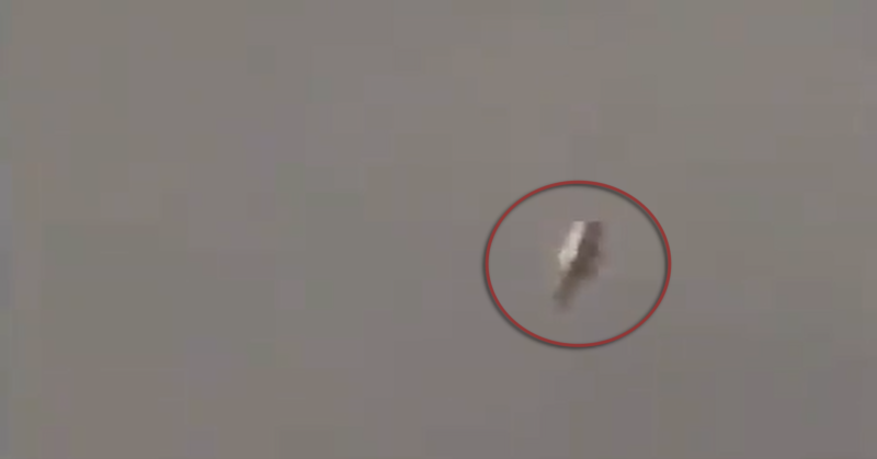 Imagem mostra queda do avi&atilde;o &mdash; Foto: Internet/ND