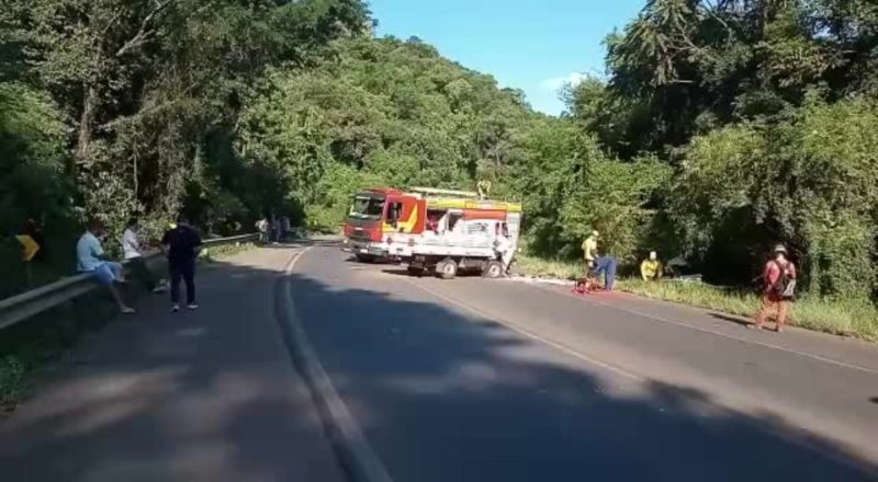 Corpo de Bombeiros atende a ocorr&ecirc;ncia neste momento – Foto: Reprodu&ccedil;&atilde;o/Internet