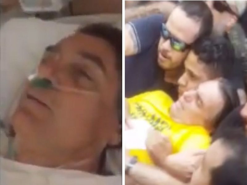 Presidente divulgou v&iacute;deo perdido gravado ap&oacute;s a primeira cirurgia feita em 2018 – Foto: Reprodu&ccedil;&atilde;o/Internet/ND