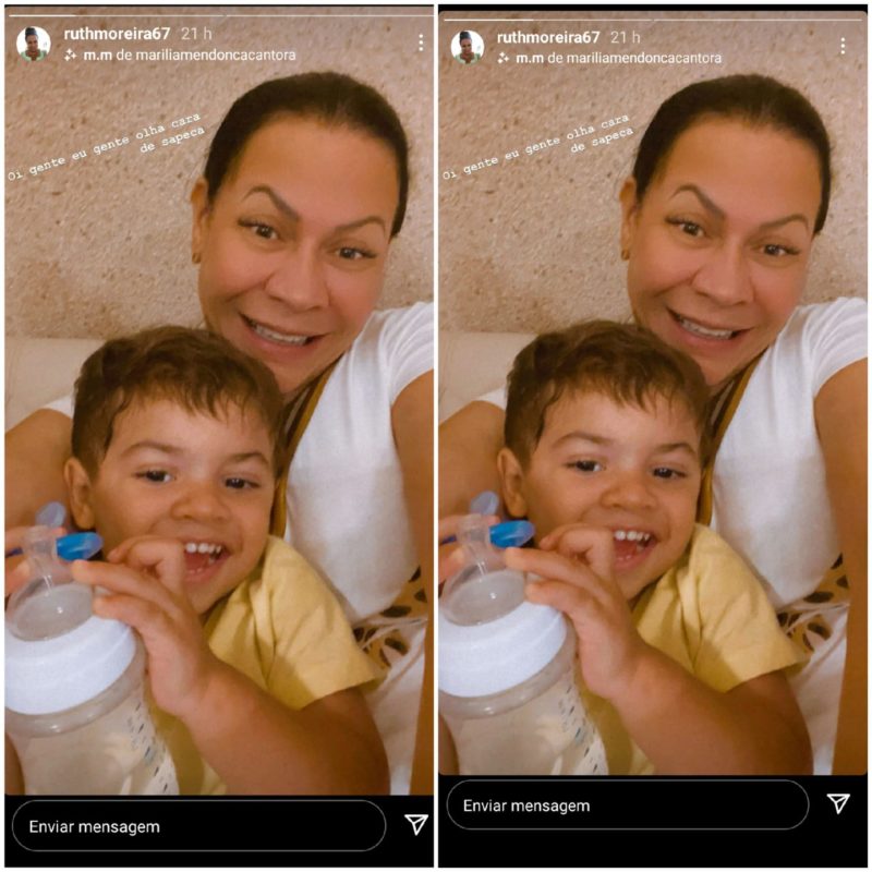 Ruth Moreira ficou com a guarda compartilhada de L&eacute;o, filho de Mar&iacute;lia Mendon&ccedil;a – Foto: Reprodu&ccedil;&atilde;o/Internet