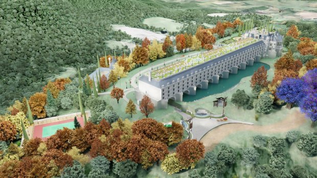 Imagem do projeto do resort que será construído em Campo Alegre