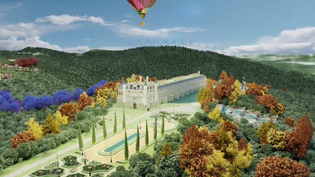 Imagem do projeto do resort que será construído em Campo Alegre